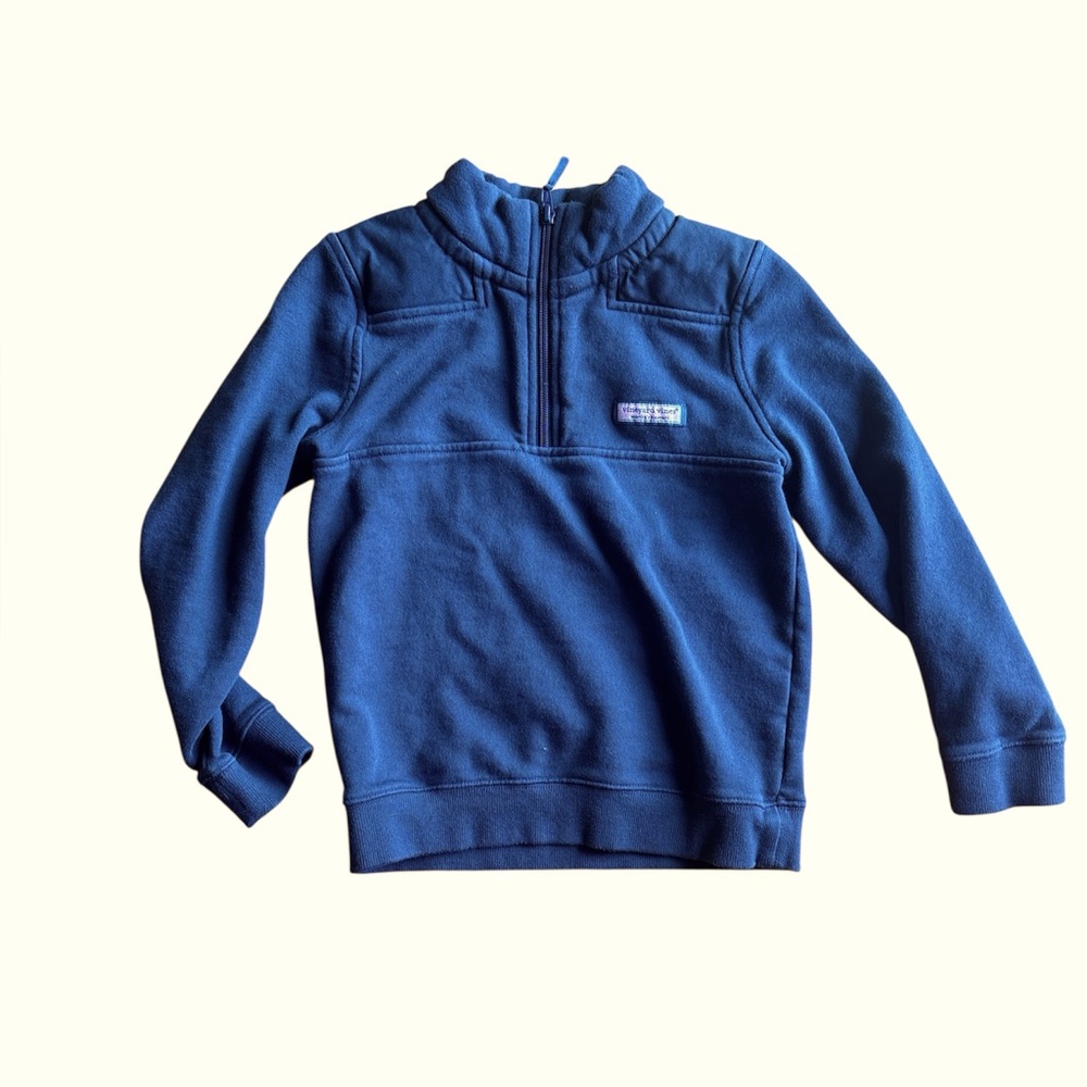 VINEYARD VINES BY SHEP & IAN YOUTH 1/4 ZIP PULLOVER size 7